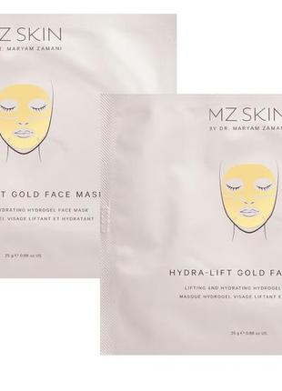 Mz skin – hydra-lift golden facial treatment mask золота маска для обличчя, 2шт.*25 гр.