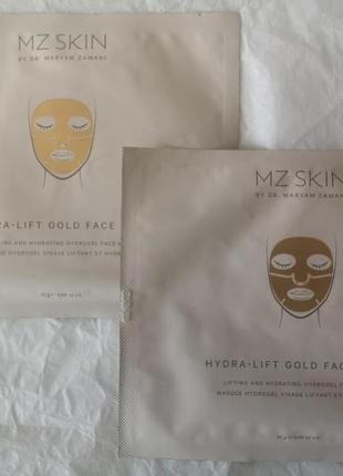 Mz skin – hydra-lift golden facial treatment mask золота маска для обличчя, 2шт.*25 гр.2 фото