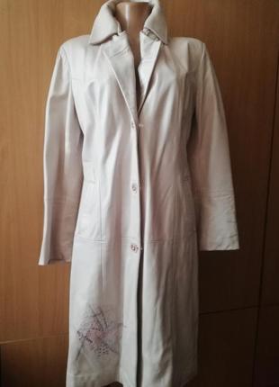 Продам кожаный тренч enviro