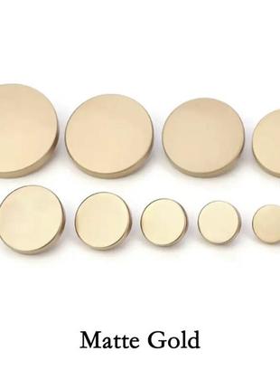 Пуговицы металические золотые 10 мм глянцевые