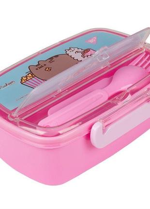 Ланчбокс з приладами yes pusheen 708161 750 мл