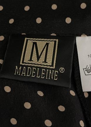 Шелковая юбка в горошек бренд  madeleine4 фото