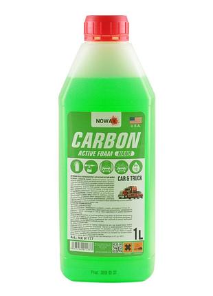 Активна піна nowax carbon nano active foam суперконцентрат для безконтактної мийки, 1л dm-11