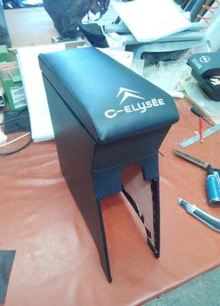 Подлокотник citroen c-elysee ситроен си-элизе черный
