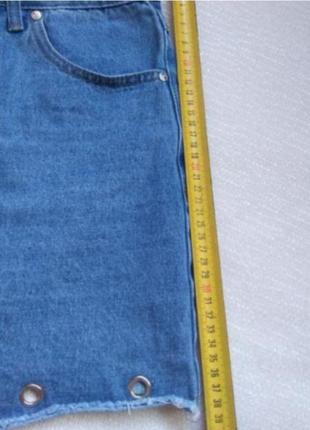 Короткая джинсовая юбка8 фото