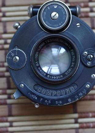 Среднеформатный объектив 90mm bausch & lomb tessar series 1c 1903