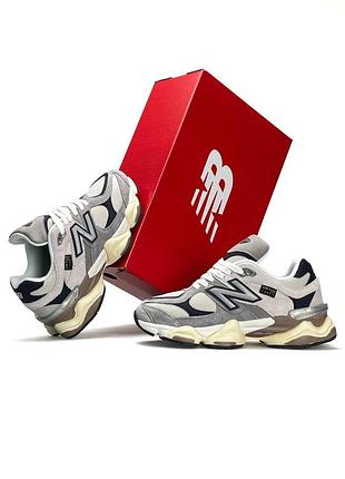 Женские кроссовки new balance 9060 grey brown