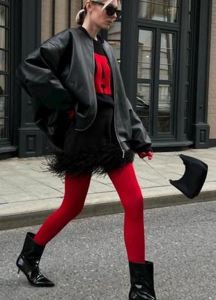 Кольорові капронові лосини під спідницю, плаття