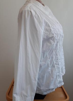 Винтажная блуза рубашка воротник стойка размер 42/443 фото