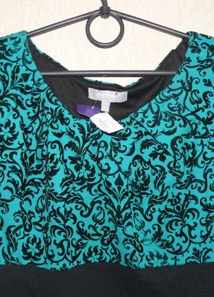 Блузка,кофточка дуже красива з оксамитовим принтом4 фото