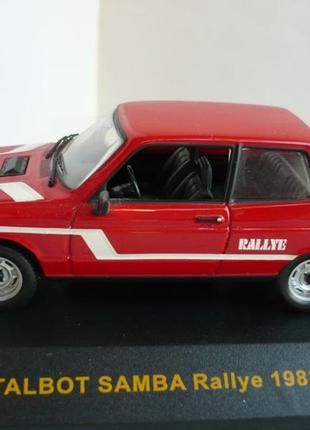 Talbot samba rallye 1:43 ixo models