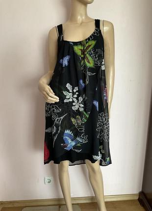 Фірмовий якісний сарафан- плаття/ xl/ brend desigual