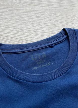 Лимитированная футболка uniqlo x kaws chum xx ut collection 2016 t-shirt blue7 фото