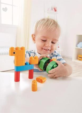 Конструктор polym птицы и зверята 13 деталей (760002)