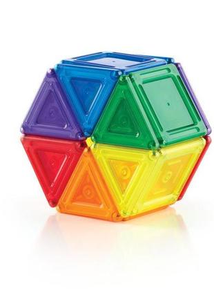 Магнітний конструктор guidecraft powerclix solids, 44 деталі (g9421) 3
