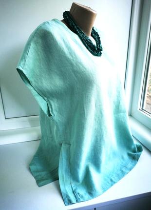 Красивая блуза большого размера из льна paul costelloe5 фото