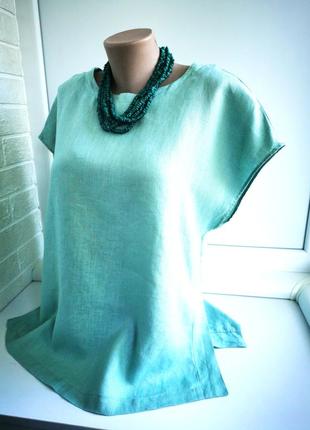 Красивая блуза большого размера из льна paul costelloe4 фото