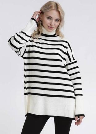 Светр в смужку zara