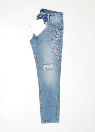 Nikkie щільні джинси бойфренд зі стразами2 фото