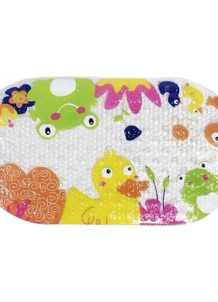 Килимок у ванну кімнату на присосках качечка mgz-0900(duck) 35х65 см