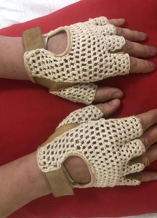 Перчатки перчатки кожаные водительские