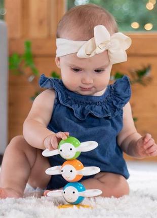 Магнитная пирамидка fat brain toys dizzy bees веселые пчелки (f294ml)