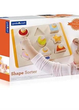 Рамка-вкладыш guidecraft manipulatives формы с ручками (g6742) 7