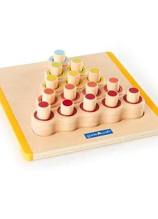 Дерев'яний сортер guidecraft manipulatives лічкове дерево (g6903) 3