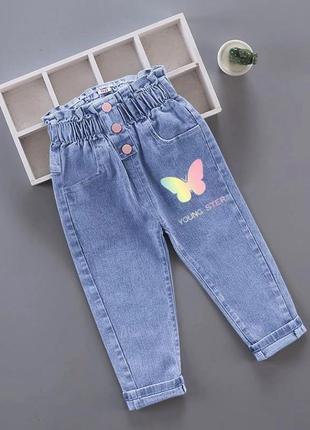 Дитячі джинси на дівчинку2 фото