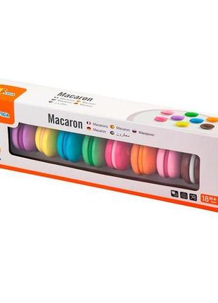 Іграшкові продукти viga toys печиво макаронів із дерева 8 шт. (50807)