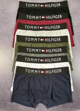 Мужские трусы tommy hilfiger. набор боксеров томми хилфигер 3 штуки7 фото