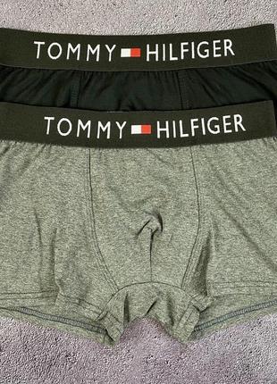 Мужские трусы tommy hilfiger. набор боксеров томми хилфигер 4 штуки3 фото