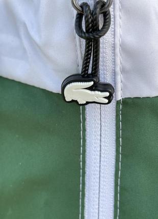 Чоловіча легка куртка lacoste з капюшоном тонка спортивна олімпійка4 фото