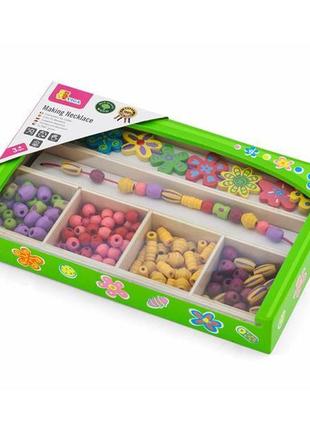 Набор для создания украшений viga toys ожерелье из цветов (52730)