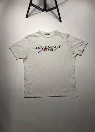 Идеальная мужская футболка на весну/лето “givenchy-paris” / l-xl / торг