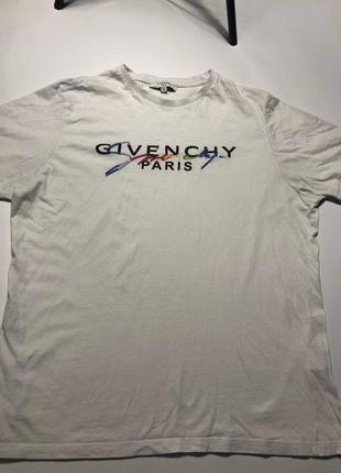 Идеальная мужская футболка на весну/лето “givenchy-paris” / l-xl / торг3 фото