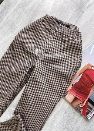 Брюки в клетку, zara 5