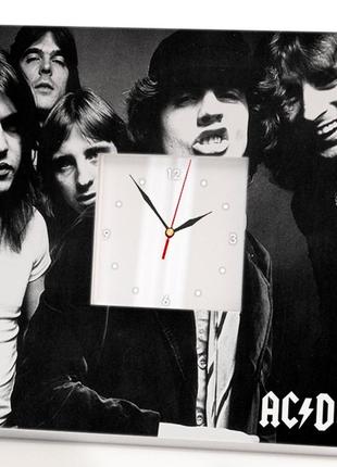 Годинник "гурт ac/dc" ексклюзивний подарунок для фанатів, музикантів і любителів рок музики, прикрас