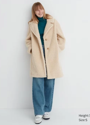 Флісове пальто uniqlo