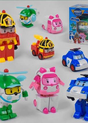 Трансформеры робокар поли (robocar poli) 4 - вида.