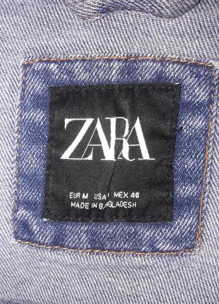 Джинсовая куртка zara5 фото