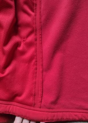 Классная софтшелл куртка красного цвета на р. 42-44 . замеры на фото7 фото