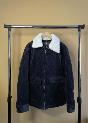 Куртка демисезонная вельвет h&m теплая оригинал | мужская одежда