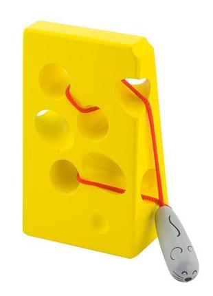 Деревянная шнуровка viga toys сыр (56281)