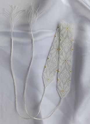 Чокер нежные цвета, гердан, колье, ожерелье 2