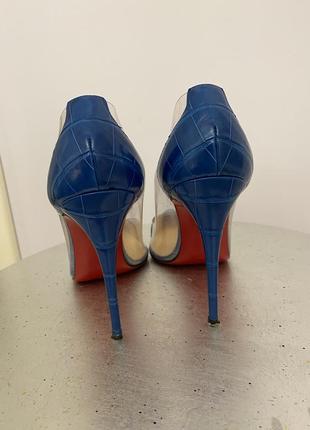 Крокодиловые туфли louboutin ❤️ оригинал! 35/36р
