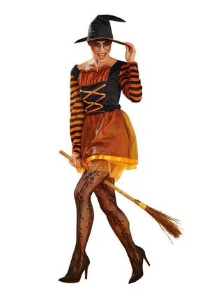 Сукня та ковпак halloween l. відьма плаття відьмочка карнавальний костюм хелловін хеловін хеллоуін хелоуін хеллоуїн хелоуїн гелловін геловін george