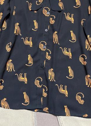 Стильна блуза в леопарди7 фото
