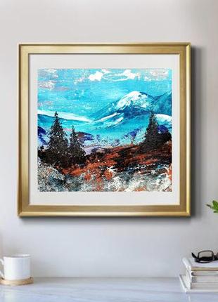 Авторская картина " песня гор"