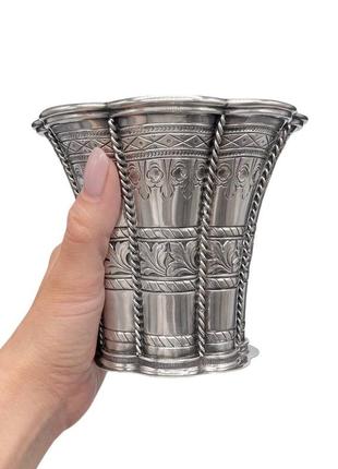 Серебряный стакан, бокал или ваза «margrethe cup» (маргарет кап).
